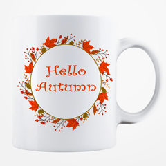 Cană personalizată - Hello Autumn
