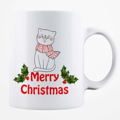Cană albă personalizată - Cat