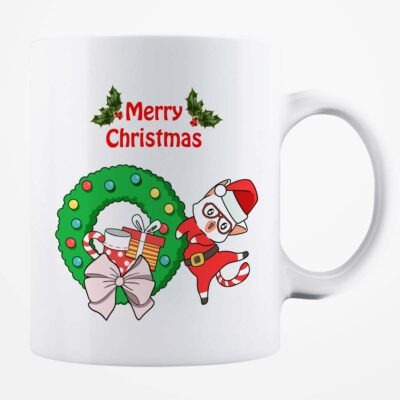Cană albă personalizată - Merry Christmas