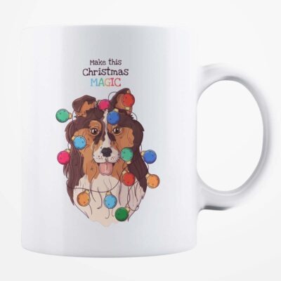 Cană albă personalizată - Make is Christmas Magic