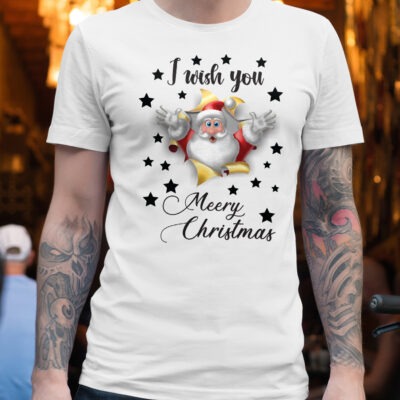 Tricou personalizat - I wish you Merry Christmas