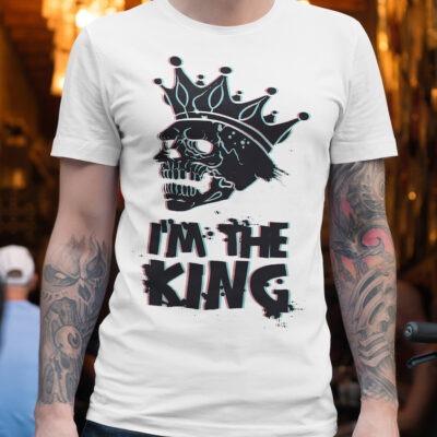 Tricou personalizat ”I M THE KING”