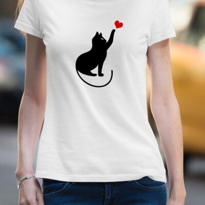 Tricou personalizat motiv pisică