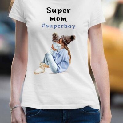 Tricou personalizat ”Super Mom”