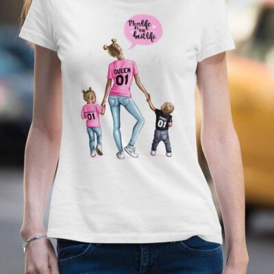 Tricou personalizat ”Mom Life is the best life”