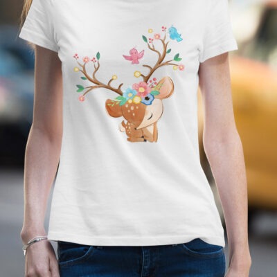Tricou personalizat motiv Căprioară