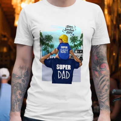 Tricou personalizat ”Super Dad”