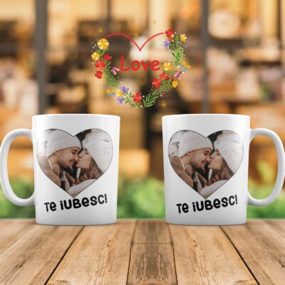 Set căni personalizate - Te iubesc